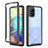 Coque Rebord Contour Silicone et Vitre Transparente Housse Etui 360 Degres ZJ1 pour Samsung Galaxy A71 4G A715 Noir