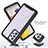 Coque Rebord Contour Silicone et Vitre Transparente Housse Etui 360 Degres ZJ1 pour Samsung Galaxy A72 4G Petit