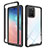 Coque Rebord Contour Silicone et Vitre Transparente Housse Etui 360 Degres ZJ1 pour Samsung Galaxy A91 Petit