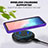 Coque Rebord Contour Silicone et Vitre Transparente Housse Etui 360 Degres ZJ1 pour Samsung Galaxy A91 Petit