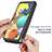 Coque Rebord Contour Silicone et Vitre Transparente Housse Etui 360 Degres ZJ1 pour Samsung Galaxy M40S Petit