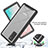 Coque Rebord Contour Silicone et Vitre Transparente Housse Etui 360 Degres ZJ1 pour Samsung Galaxy Note 20 5G Petit