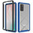 Coque Rebord Contour Silicone et Vitre Transparente Housse Etui 360 Degres ZJ1 pour Samsung Galaxy Note 20 5G Petit