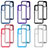 Coque Rebord Contour Silicone et Vitre Transparente Housse Etui 360 Degres ZJ1 pour Samsung Galaxy S20 Petit