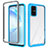 Coque Rebord Contour Silicone et Vitre Transparente Housse Etui 360 Degres ZJ1 pour Samsung Galaxy S20 Plus 5G Petit