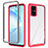 Coque Rebord Contour Silicone et Vitre Transparente Housse Etui 360 Degres ZJ1 pour Samsung Galaxy S20 Plus 5G Petit