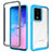 Coque Rebord Contour Silicone et Vitre Transparente Housse Etui 360 Degres ZJ1 pour Samsung Galaxy S20 Ultra 5G Bleu Ciel