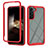 Coque Rebord Contour Silicone et Vitre Transparente Housse Etui 360 Degres ZJ1 pour Samsung Galaxy S24 5G Petit