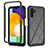 Coque Rebord Contour Silicone et Vitre Transparente Housse Etui 360 Degres ZJ2 pour Samsung Galaxy A13 5G Noir