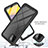 Coque Rebord Contour Silicone et Vitre Transparente Housse Etui 360 Degres ZJ2 pour Samsung Galaxy A22s 5G Petit