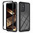 Coque Rebord Contour Silicone et Vitre Transparente Housse Etui 360 Degres ZJ2 pour Samsung Galaxy A35 5G Noir