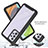 Coque Rebord Contour Silicone et Vitre Transparente Housse Etui 360 Degres ZJ2 pour Samsung Galaxy A52 5G Petit