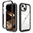 Coque Rebord Contour Silicone et Vitre Transparente Housse Etui 360 Degres ZJ3 pour Apple iPhone 13 Petit