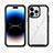 Coque Rebord Contour Silicone et Vitre Transparente Housse Etui 360 Degres ZJ3 pour Apple iPhone 13 Pro Petit