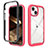 Coque Rebord Contour Silicone et Vitre Transparente Housse Etui 360 Degres ZJ3 pour Apple iPhone 14 Plus Petit