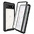 Coque Rebord Contour Silicone et Vitre Transparente Housse Etui 360 Degres ZJ3 pour Google Pixel 6a 5G Noir