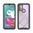 Coque Rebord Contour Silicone et Vitre Transparente Housse Etui 360 Degres ZJ3 pour Motorola Moto G10 Petit