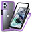 Coque Rebord Contour Silicone et Vitre Transparente Housse Etui 360 Degres ZJ3 pour Motorola Moto G13 Violet