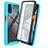 Coque Rebord Contour Silicone et Vitre Transparente Housse Etui 360 Degres ZJ3 pour Motorola Moto G22 Petit