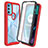 Coque Rebord Contour Silicone et Vitre Transparente Housse Etui 360 Degres ZJ3 pour Motorola Moto G71 5G Petit