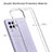 Coque Rebord Contour Silicone et Vitre Transparente Housse Etui 360 Degres ZJ3 pour Samsung Galaxy A22 4G Petit