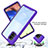 Coque Rebord Contour Silicone et Vitre Transparente Housse Etui 360 Degres ZJ3 pour Samsung Galaxy A71 4G A715 Petit
