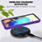 Coque Rebord Contour Silicone et Vitre Transparente Housse Etui 360 Degres ZJ3 pour Samsung Galaxy A71 5G Petit
