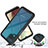 Coque Rebord Contour Silicone et Vitre Transparente Housse Etui 360 Degres ZJ3 pour Samsung Galaxy M12 Petit