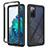 Coque Rebord Contour Silicone et Vitre Transparente Housse Etui 360 Degres ZJ3 pour Samsung Galaxy S20 FE 4G Noir