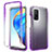 Coque Rebord Contour Silicone et Vitre Transparente Housse Etui 360 Degres ZJ3 pour Xiaomi Mi 10T 5G Violet