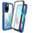 Coque Rebord Contour Silicone et Vitre Transparente Housse Etui 360 Degres ZJ3 pour Xiaomi Redmi 10 (2022) Bleu