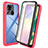 Coque Rebord Contour Silicone et Vitre Transparente Housse Etui 360 Degres ZJ3 pour Xiaomi Redmi 9 Activ Petit