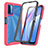 Coque Rebord Contour Silicone et Vitre Transparente Housse Etui 360 Degres ZJ3 pour Xiaomi Redmi 9 Power Petit