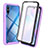 Coque Rebord Contour Silicone et Vitre Transparente Housse Etui 360 Degres ZJ3 pour Xiaomi Redmi 9A Petit