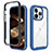 Coque Rebord Contour Silicone et Vitre Transparente Housse Etui 360 Degres ZJ4 pour Apple iPhone 13 Pro Petit