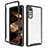 Coque Rebord Contour Silicone et Vitre Transparente Housse Etui 360 Degres ZJ4 pour LG Velvet 5G Noir