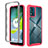 Coque Rebord Contour Silicone et Vitre Transparente Housse Etui 360 Degres ZJ4 pour Motorola Moto E13 Petit