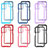 Coque Rebord Contour Silicone et Vitre Transparente Housse Etui 360 Degres ZJ4 pour Motorola Moto G23 Petit