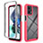 Coque Rebord Contour Silicone et Vitre Transparente Housse Etui 360 Degres ZJ4 pour Motorola Moto G23 Petit