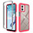 Coque Rebord Contour Silicone et Vitre Transparente Housse Etui 360 Degres ZJ4 pour Motorola Moto G53 5G Petit