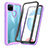 Coque Rebord Contour Silicone et Vitre Transparente Housse Etui 360 Degres ZJ4 pour Realme C21Y Petit