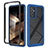 Coque Rebord Contour Silicone et Vitre Transparente Housse Etui 360 Degres ZJ4 pour Samsung Galaxy A15 4G Petit