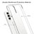 Coque Rebord Contour Silicone et Vitre Transparente Housse Etui 360 Degres ZJ4 pour Samsung Galaxy A32 5G Petit