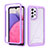 Coque Rebord Contour Silicone et Vitre Transparente Housse Etui 360 Degres ZJ4 pour Samsung Galaxy A33 5G Petit