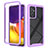 Coque Rebord Contour Silicone et Vitre Transparente Housse Etui 360 Degres ZJ4 pour Samsung Galaxy M34 5G Petit