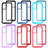 Coque Rebord Contour Silicone et Vitre Transparente Housse Etui 360 Degres ZJ4 pour Samsung Galaxy S23 FE 5G Petit