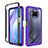 Coque Rebord Contour Silicone et Vitre Transparente Housse Etui 360 Degres ZJ4 pour Xiaomi Mi 10i 5G Violet