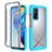 Coque Rebord Contour Silicone et Vitre Transparente Housse Etui 360 Degres ZJ4 pour Xiaomi Mi 10T 5G Bleu Ciel