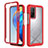 Coque Rebord Contour Silicone et Vitre Transparente Housse Etui 360 Degres ZJ4 pour Xiaomi Mi 10T 5G Rouge