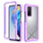 Coque Rebord Contour Silicone et Vitre Transparente Housse Etui 360 Degres ZJ4 pour Xiaomi Mi 10T 5G Violet Clair